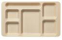 Cambro Polycarbonate Compartment Tray, Beige, 9 x 15 inch -- 24 per case