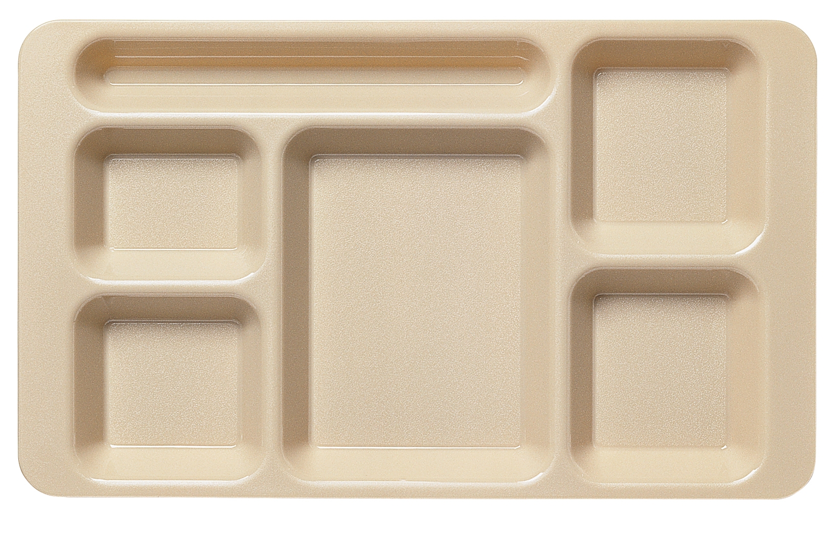 Cambro Polycarbonate Compartment Tray, Beige, 9 x 15 inch -- 24 per case