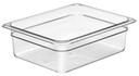 Camwear Half Size Food Pan, Clear, 6.3 Quart -- 6 per case
