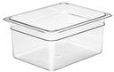 Camwear Half Size Food Pan, Clear, 9.4 Quart -- 6 per case