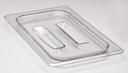 Camwear Clear Cover with Handle Only for One Fourth Size Food Pan, 6 3/8 x 10 7/16 inch -- 6 per case