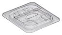Cambro Camwear Clear Polycarbonate Solid FlipLid Only, 6 3/8 x 6 15/16 inch -- 6 per case.