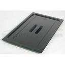 Camwear Full Size Food Pan Cover with Handle, Black -- 6 per case