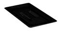 Camwear Black Cover with Handle Only for One Third Size Food Pan, 6 15/16 x 12 3/4 inch -- 6 per case