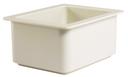 Coldfest Half Size Food Pan, White, 10 1/4 x 12 3/4 x 6 inch.