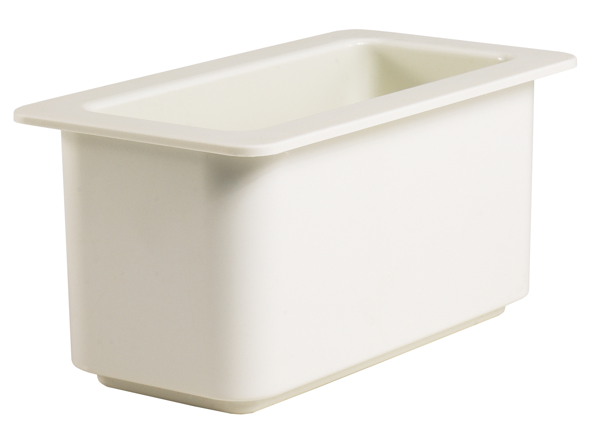 Coldfest One Third Size Food Pan, White, 6 11/16 x 12 3/4 x 6 inch -- 1each.