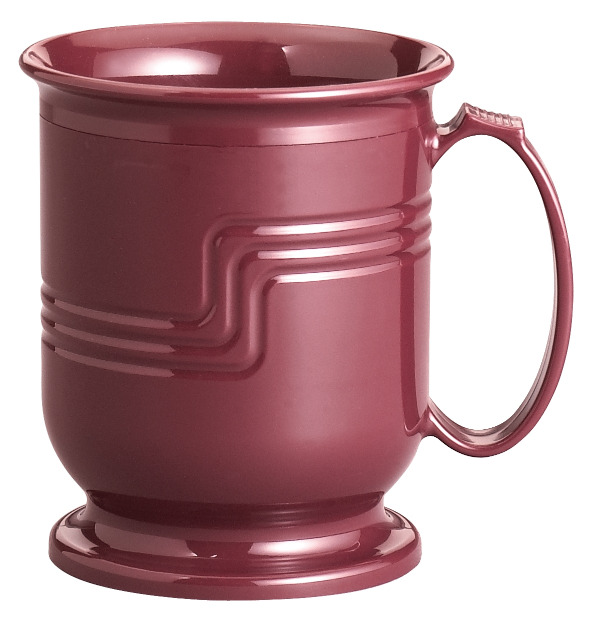 Cambro Shoreline Collection Mug, Cranberry, 8 Ounce -- 48 per case.