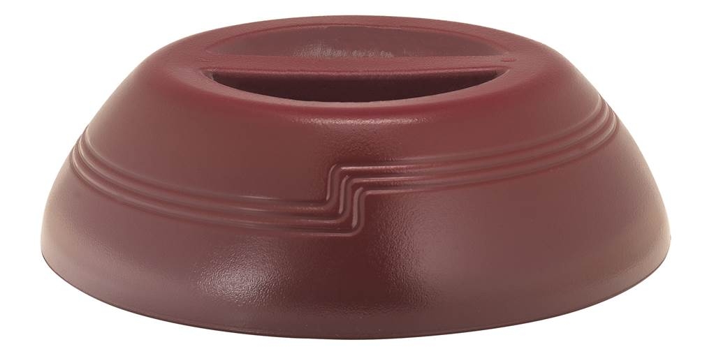 Cambro Shoreline Collection Insulated Dome, Cranberry, 2 7/8 x 10 inch -- 12 per case.