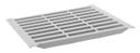 Cambro Speckled Gray Vented Shelf Plate Only, 24 x 11 inch.