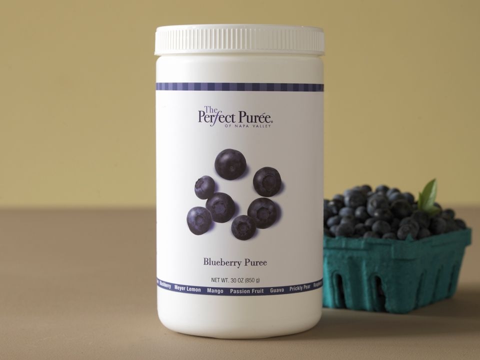 The Perfect Puree Blueberry Puree, 30 Ounce -- 6 per case.