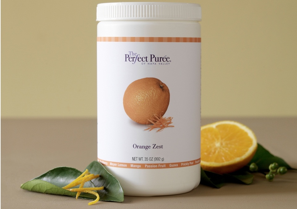 The Perfect Puree Orange Zest Puree, 35 Ounce -- 6 per case.