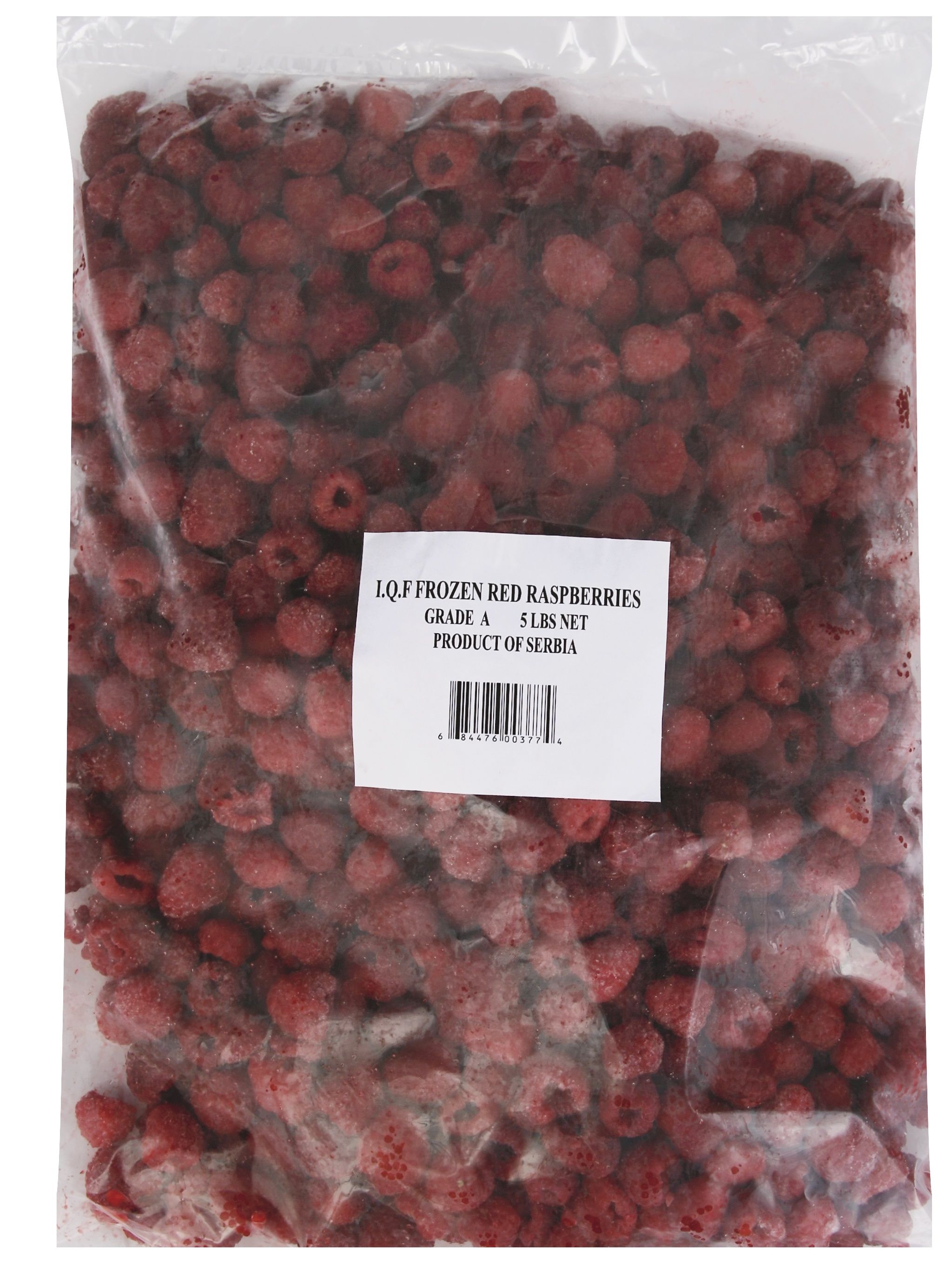 Savor Imports Whole Red Raspberry, 5 Pound -- 2 Per Case
