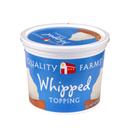 Quality Farms Ready to Use Whipped Topping Bowl, 16 Ounce -- 12 per case.