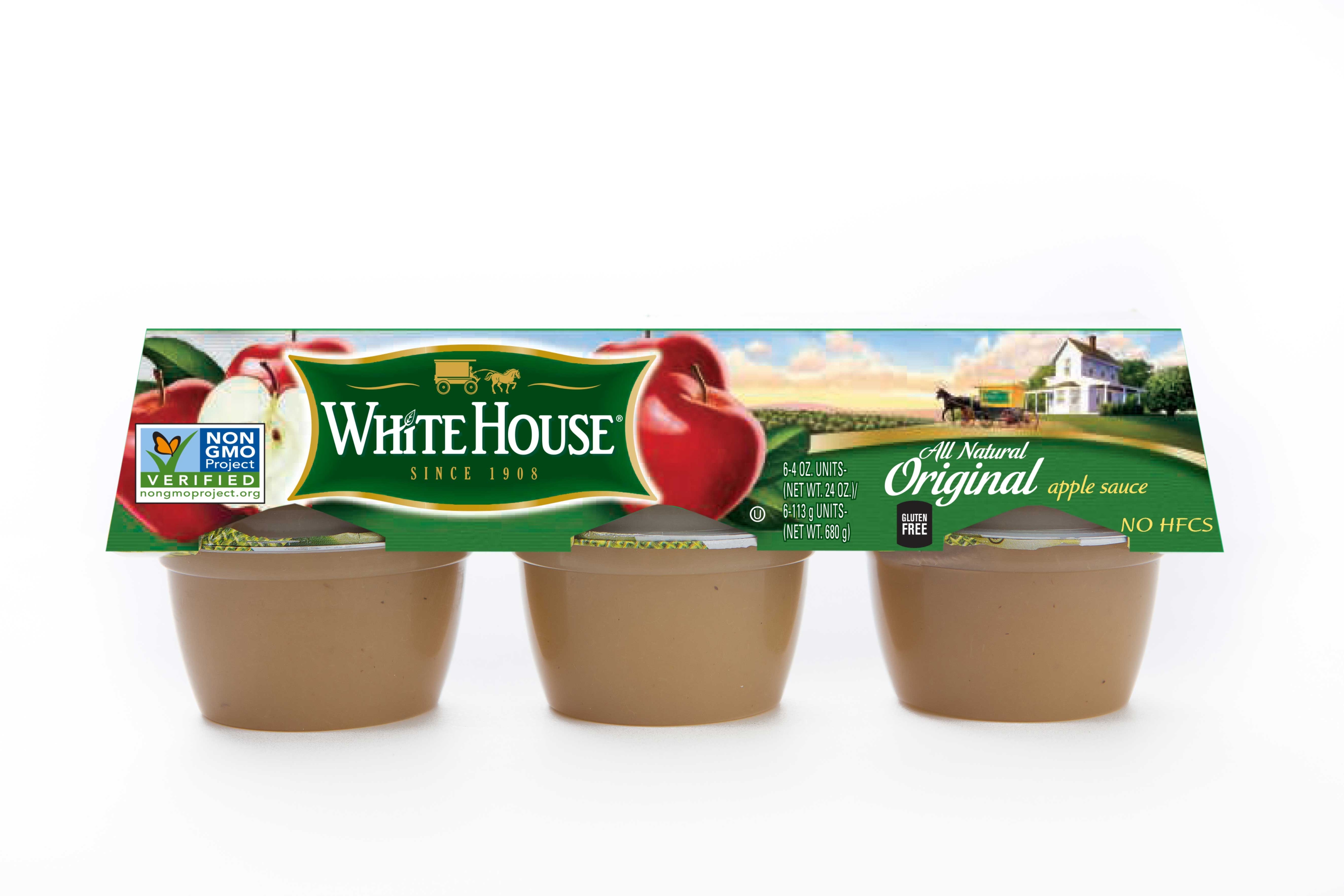 White House Regular Apple Sauce in Cup, 4 Ounce -- 72 per case.