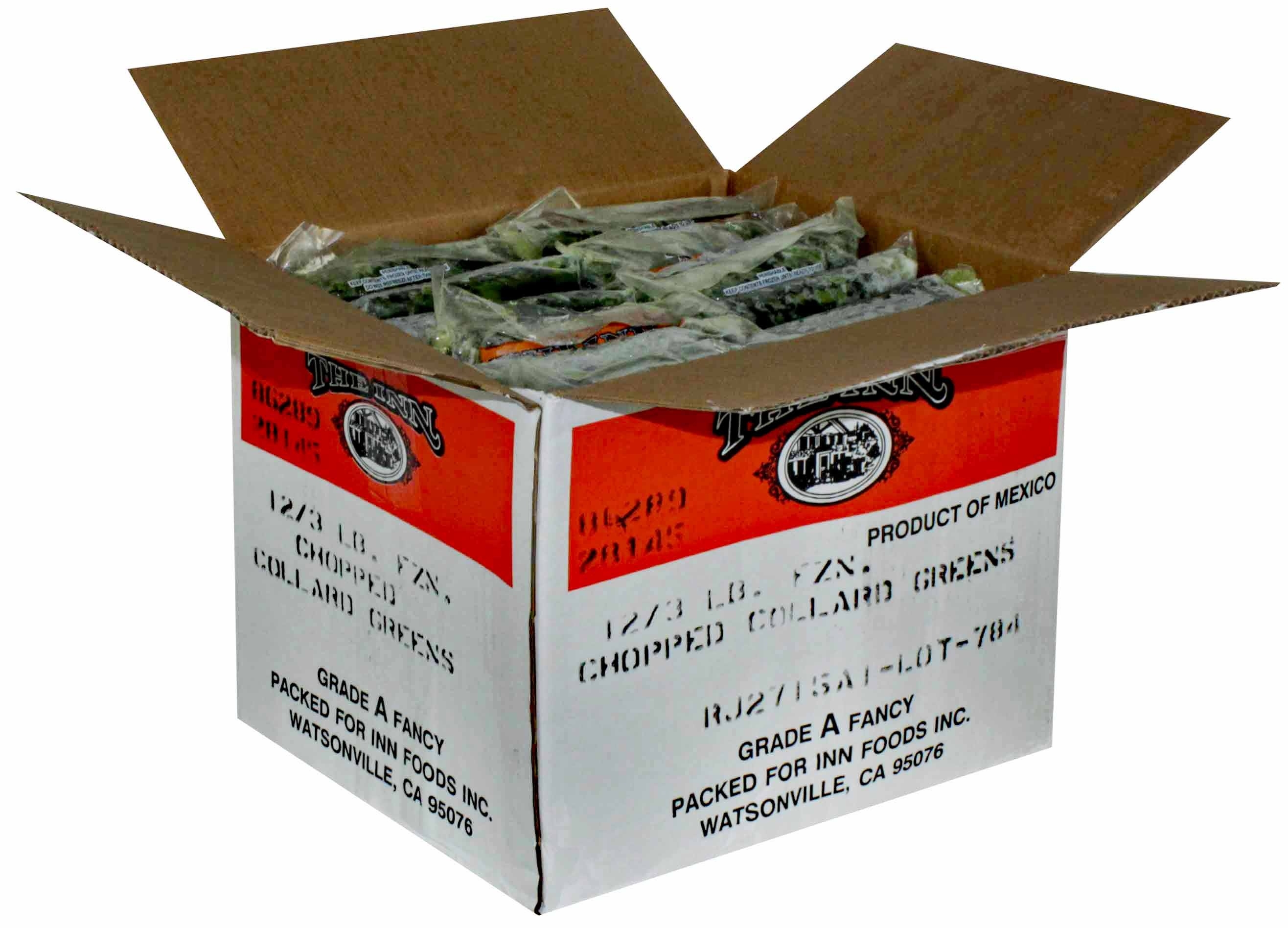 Savor Brands Chopped Collard Greens, 3 Pound -- 12 per case.