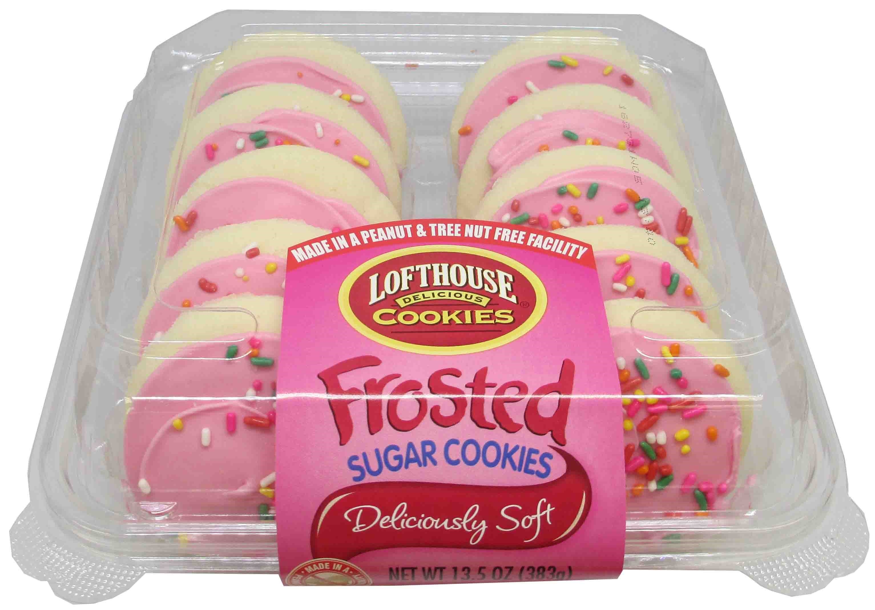 Lofthouse Pink Frosted Cookie, 1.35 Ounce -- 15 per case