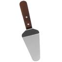 Tablecraft Stainless Steel with Wood Handle Pie Server, 10 inch -- 12 per case