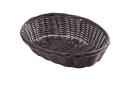 Tablecraft Polypropylene Cord Brown Oval Handwoven Basket, 9 x 6 x 2.25 inch -- 12 per case