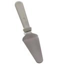 Tablecraft Stainless Steel Pie/Pizza Server with White ABS Handle, 11 inch