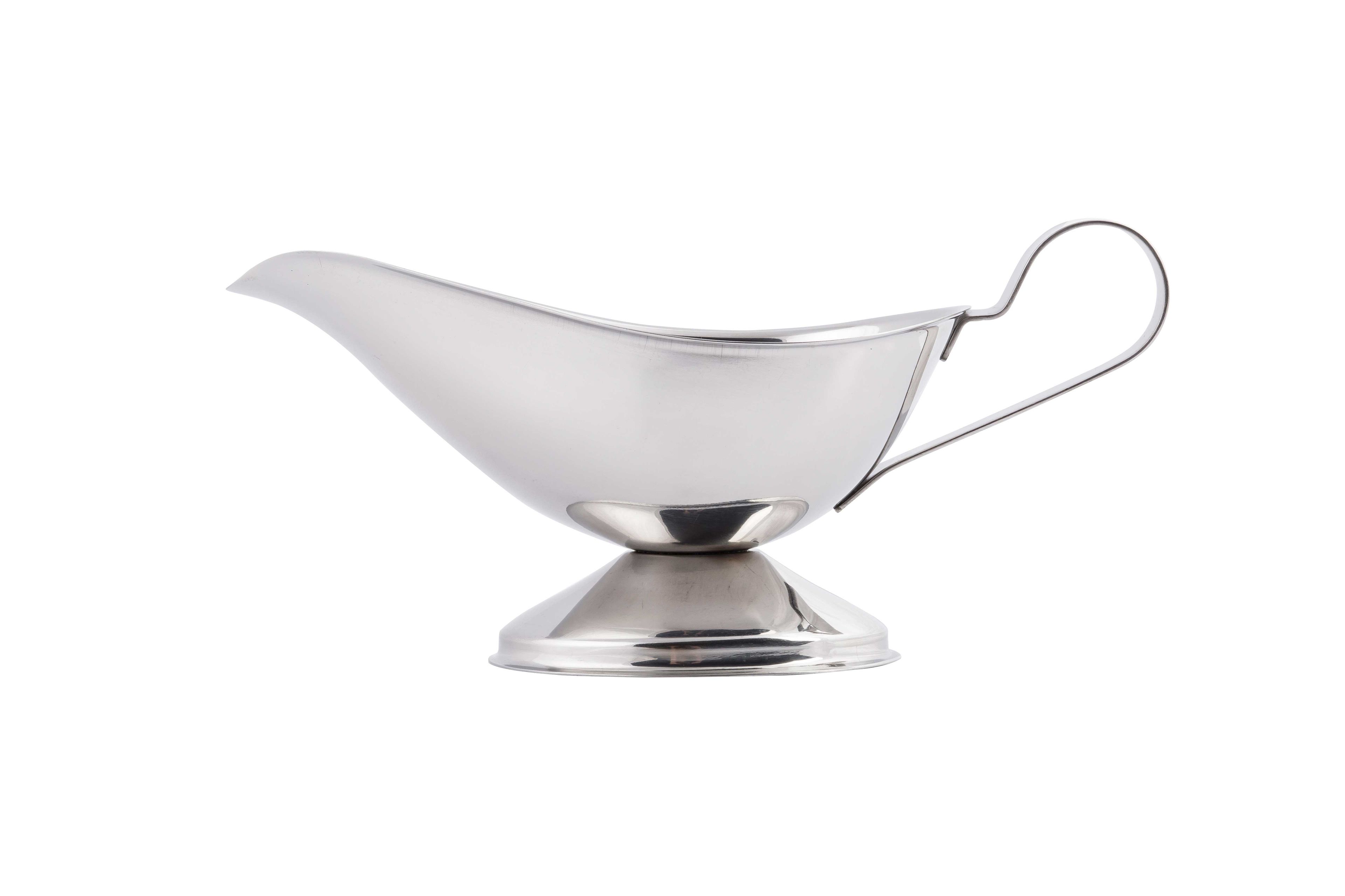 Tablecraft Stainless Steel Mirror Finish Gravy Boat, 5 Ounce Capacity