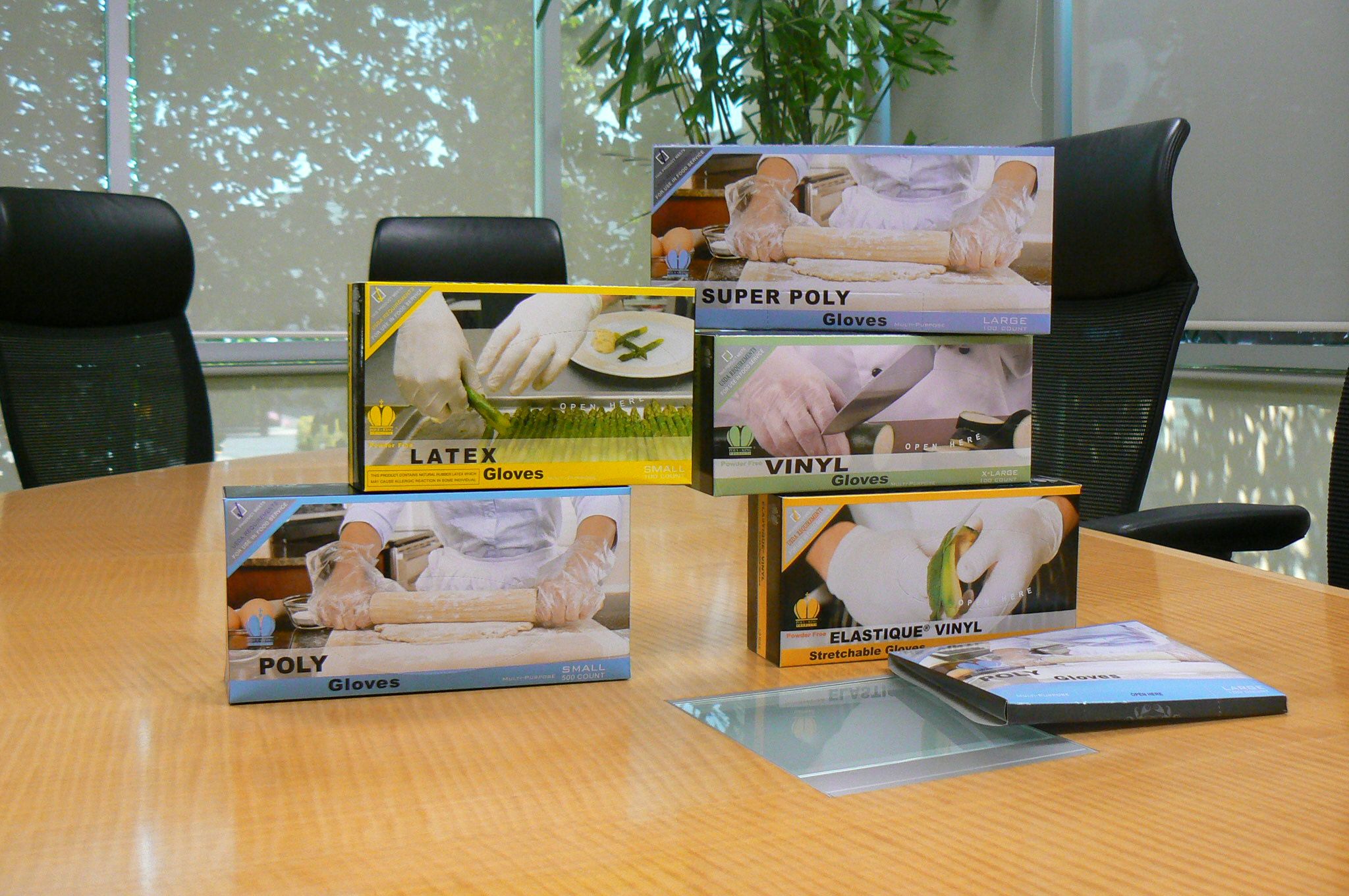 Goldmax Medium Poly Disposable Gloves -- 10000 Per Case
