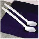 Goldmax Polypropylene White Poly Wrap Soda Spoon -- 1000 per case.