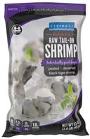 Seamazz 6 to 8 Ounce Raw Tail On Tiger Shrimp, 2 Pound -- 5 per case.