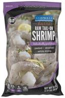Seamazz 31/40 Peeled and Deveined Tail On Raw White Shrimp, 2 Pound -- 10 per case.