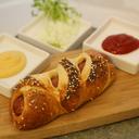 Sweet Street Black Angus Hot Dog Handcarfted Pretzel, 6 Ounce -- 48 per case.