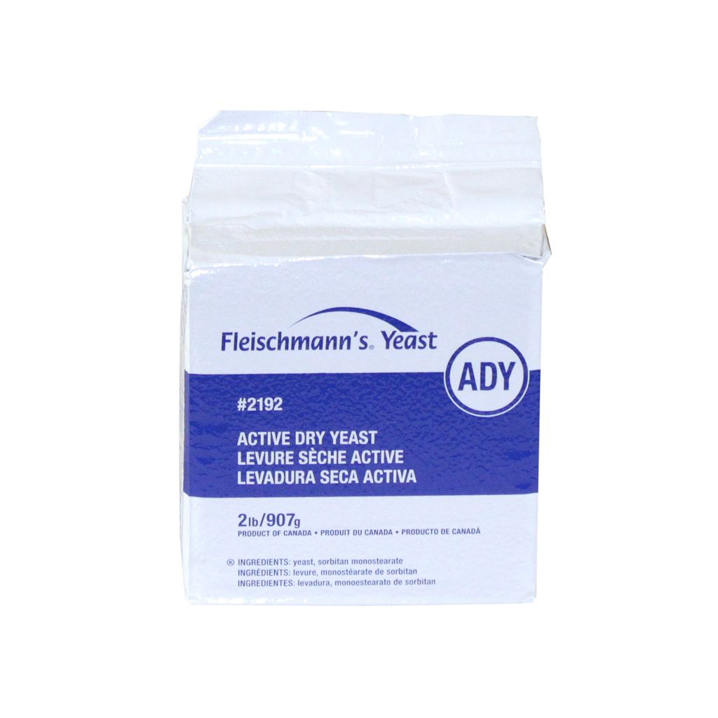 Fleischmanns Dry Active Baking Yeast, 2 Pound -- 12 Per Case