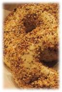 Burry Food Parbaked Everything Bagel, 4 Ounce -- 72 per case.