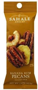Sahale Pecans Banana Rum Glazed Mix, 1.5 Ounce -- 108 per case.