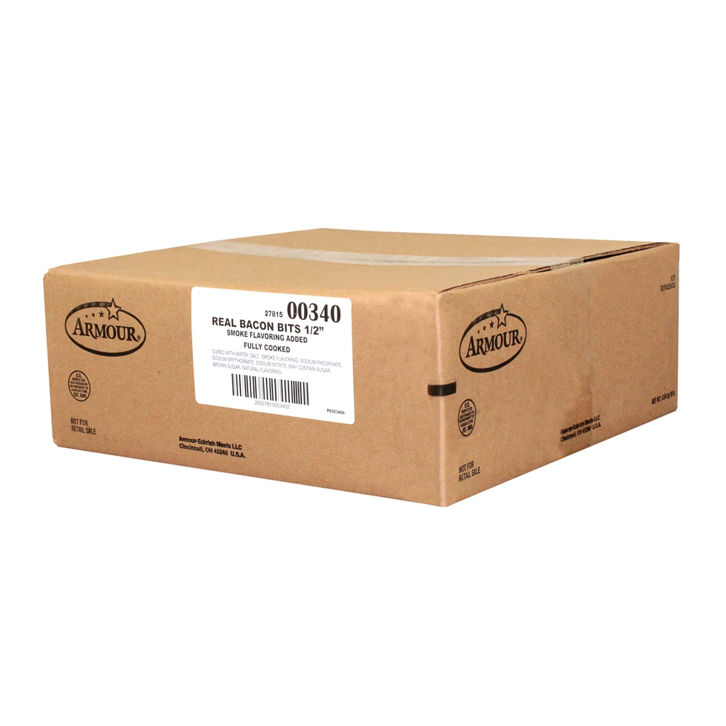 Armour 1/2 inch Fully Cooked Bacon Bits, 5 Pound -- 2 per case.