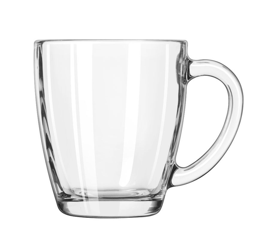 Libbey 5352 Tempo Warm Beverage Square Mug With Handle, 14 Ounce -- 12 Per Case