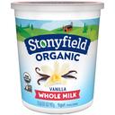 Stonyfield Farm Organic French Vanilla Whole Milk Yogurt, 32 Ounce -- 6 per case.