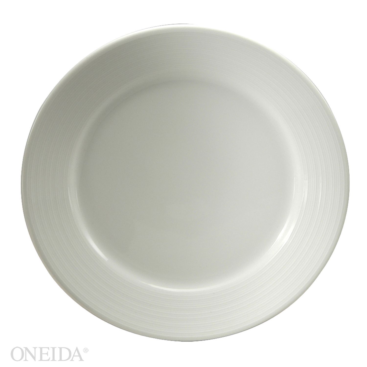 Oneida Sant Andrea Botticelli Fine Porcelain Undecorated Plate, 12.5 Inch -- 12 Per Case