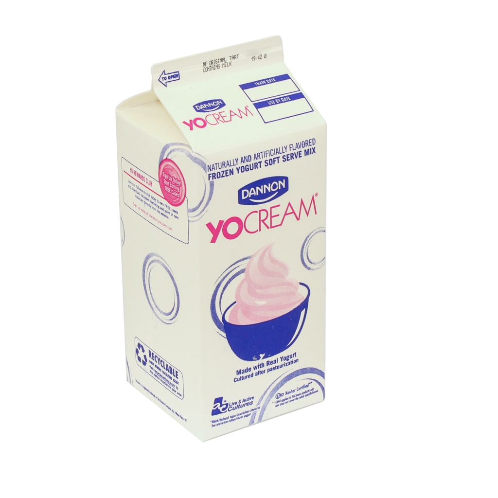 Yocream Yogurt Mix, Original Tart Nonfat Soft Serve, 64 Ounce -- 6 per case.