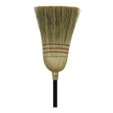 Broom, Warehouse Broom, Corn Wood Handle, Economy --- 6 Count