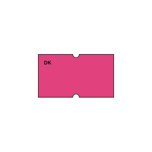Daymark Duramark Dm3 1-line Fluorescent Pink Date Coder Label, 1000 Count -- 8 Per Case