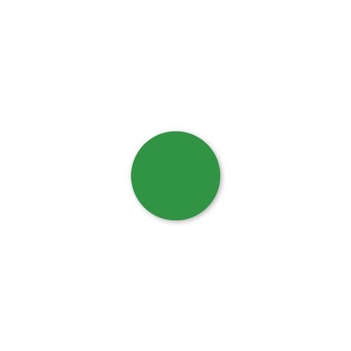 Daymark Movemark Solid Green Round Blank Label, 0.75 Inch -- 12 Per Case
