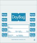 Daymark Saddlepack Trilingual Day of the Week Portion Bag - Monday, 6.5 x 7 inch -- 4 box per case.