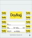 Daymark Saddlepack Trilingual Day of the Week Portion Bag - Tuesday, 6.5 x 7 inch -- 4 box per case.
