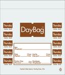 Daymark Saddlepack Trilingual Day of the Week Portion Bag - Thursday, 6.5 x 7 inch -- 4 box per case.