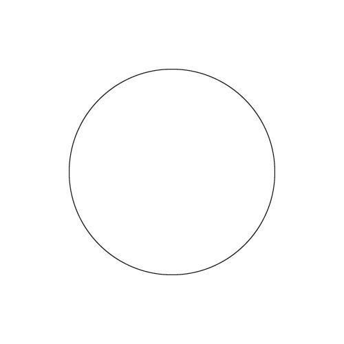 Daymark Duramark Round Permanent Solid White Color Label, 1 Inch -- 12 Per Case