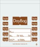 Daymark Day of the Week Portion Bag - Thursday, 5.5 x 5.5 inch -- 4 rolls per case.