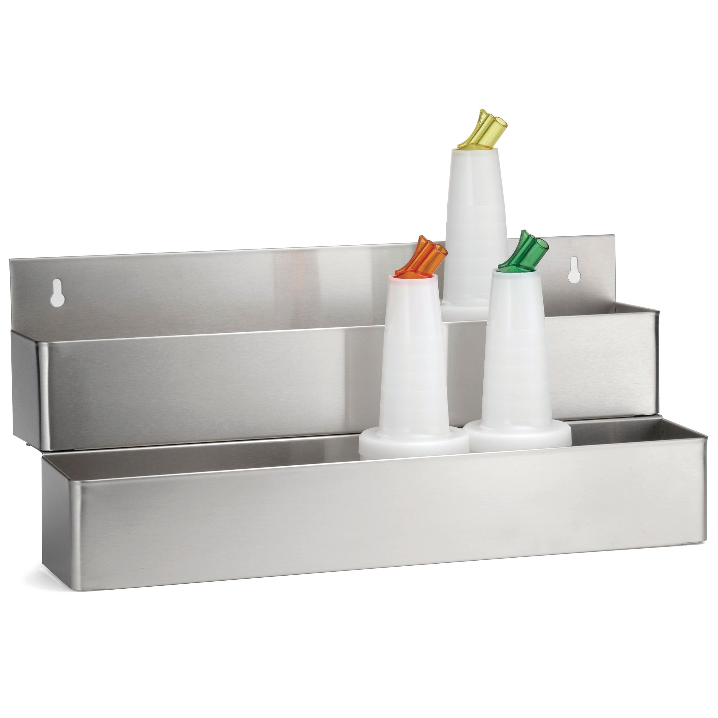 Tablecraft 18/8 Stainless Steel Double Speed Rail, 22 Inch