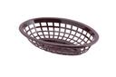 Tablecraft Brown Oval Small Basket, 7.75 x 5.5 inch -- 36 per case