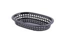 Tablecraft A La Carte Black Oval Platter Basket, 9 x 6 x 2 inch -- 36 per case