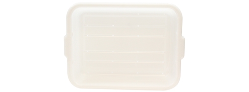 Tablecraft White Drain Box, 7 inch -- 12 per case