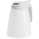 Tablecraft Polyethylene White Top Dispenser, 48 Ounce Capacity -- 6 per case